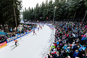 Rennen während Oberhof 2023