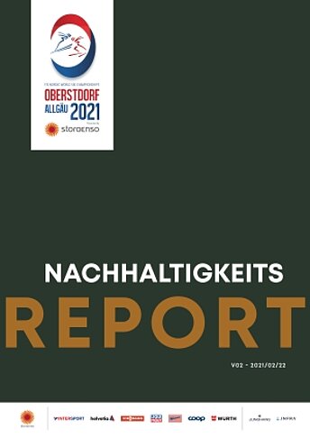FIS Nordische Ski WM Oberstdorf 2021 Nachhaltigkeits Report