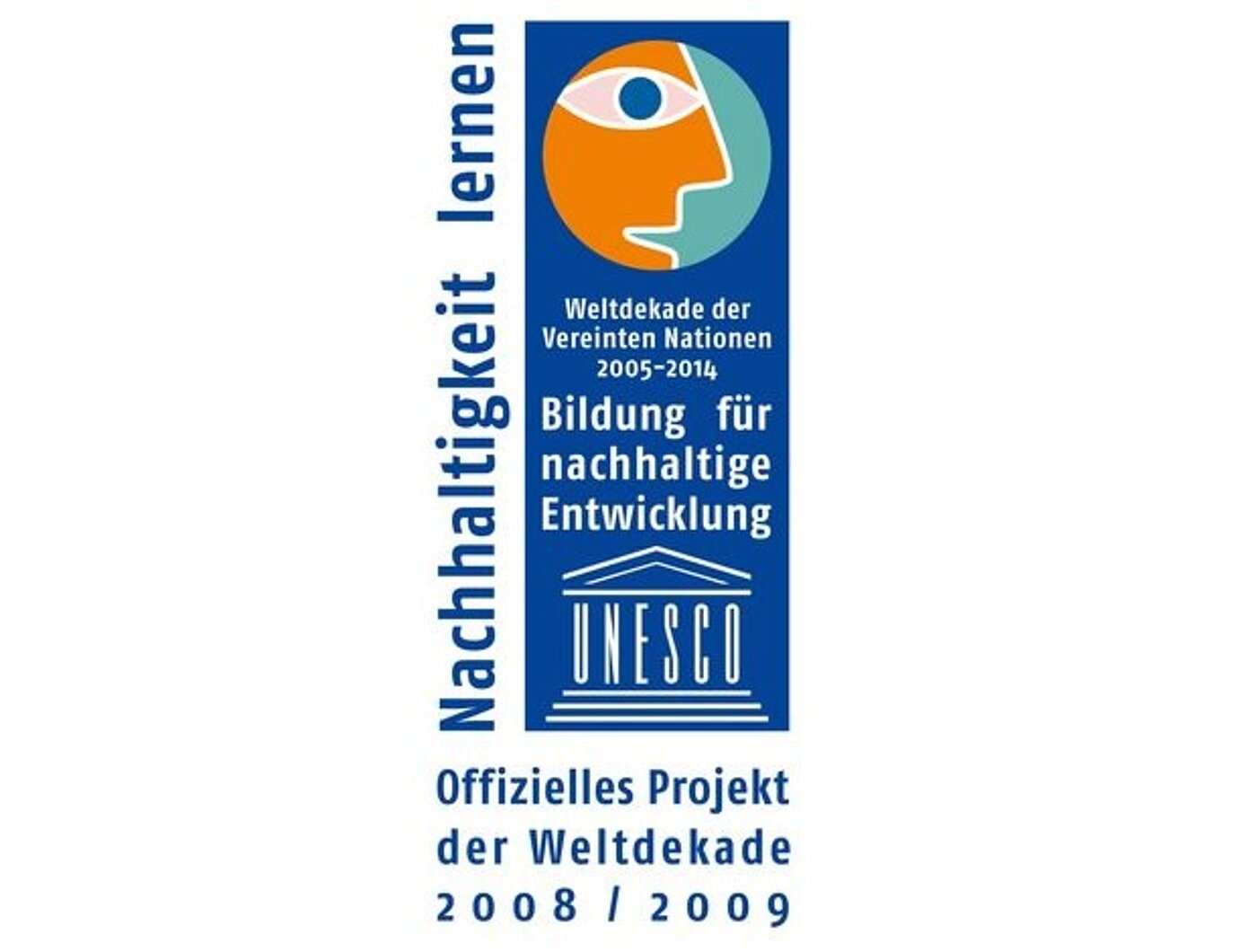 Logo des UNESCO offiziellen Weltdekaden projektes