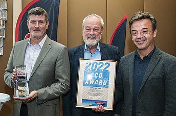 Übergabe Eco Award 2022