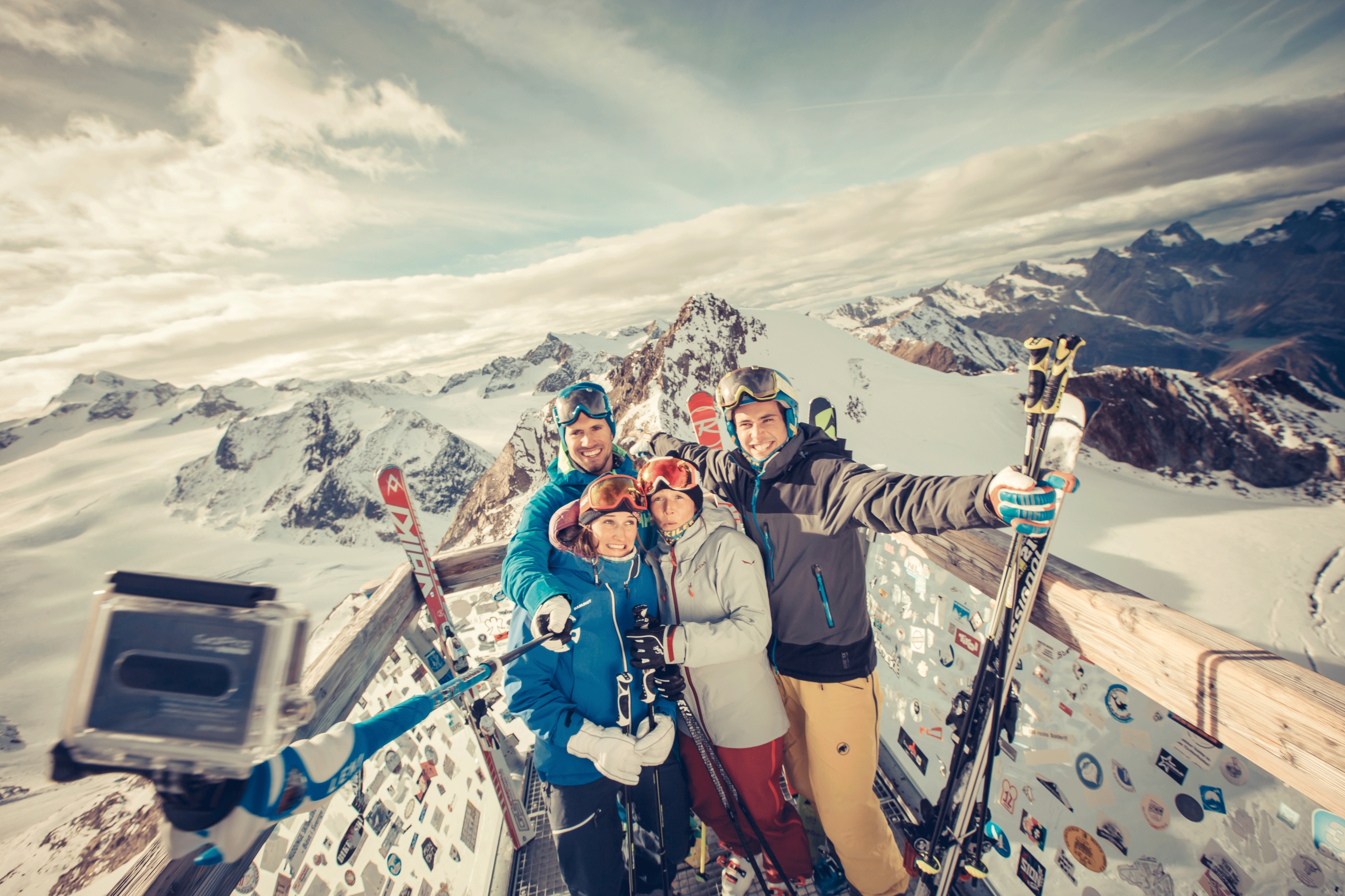 Selfie im Schnee