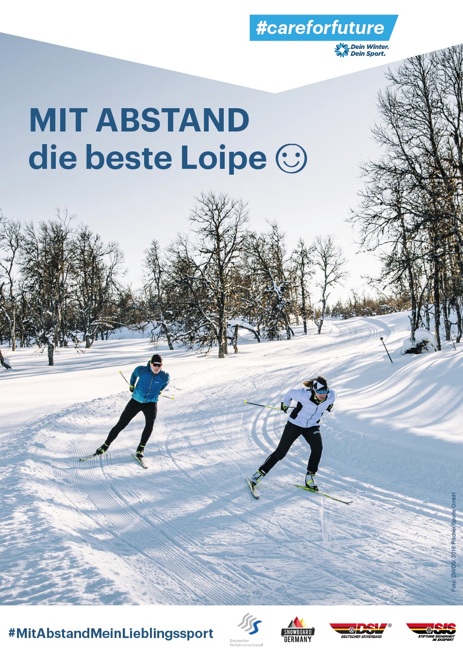 Poster Abstand Loipe